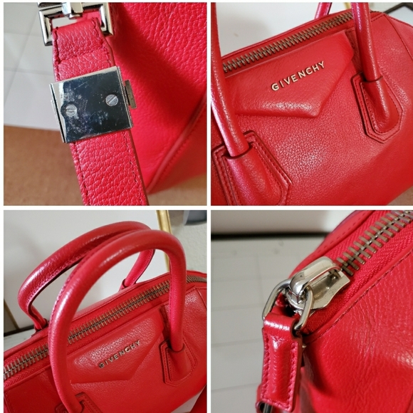 GIVENCHY Antigona Medium Red Bag - Picture 9 of 14